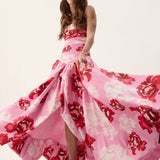 AJE (pink/white/red) Behold Boldy blooming maxi