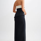 MESHKI (black/white) Micah top and set