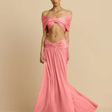 ARCINA ORI (pink/grapefruit) Alessia top/skirt set
