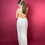 IVONA SKELO (white) Julietta high neck gown