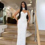 BABYBOO (ivory / white) Sian Embellishment Maxi