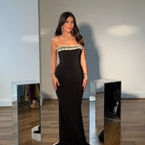 ALBINA DYLA (black/silver) Glory Corset Gown