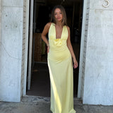 MAYGEL CORONAL (yellow) halter maxi