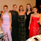 REBECCA VALLANCE (pink) Yolanda halter gown