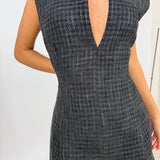 ARCINA ORI (navy) Camille tweed mini