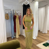 TOJHA (green) Dontae sequin maxi