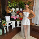 ELLIATT (white) Oleander tule maxi
