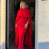 EFFIE KATS (red) Verona cape