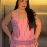 I AM DELILAH (pink) Sabrina corset and skirt set