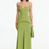 ACLER (green) Bankfield corset maxi