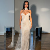 BABYBOO (ivory / white) Sian Embellishment Maxi