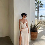 HOUSE OF CB (beige) Antonella corset Kaira skirt set