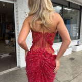 ALBINA DYLA (red) Abigail Contour Gown