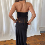 LAMARIE (black) Demi fringe set