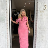 RACHEL GILBERT (pink) Jensen maxi