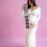 MESHKI (white) Electra long sleeve maxi