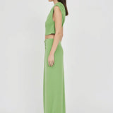 FRIEND OF AUDREY (green) Kerr jersey skirt set