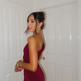 DECONDUARTE (burgundy) Paradiso lace maxi