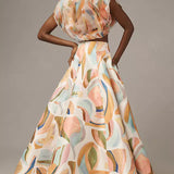 ACLER (multi colour) Warburton skirt/top set
