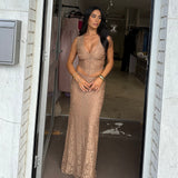 MIM AND BELL (gold) Tiana Lace top and skirt set