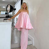 TOJHA (pink) Gigi top/skirt set