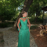OXA COUTURE (green) Aurelia gown