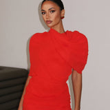 YOJANI (red) Carmen shoulder pad mini