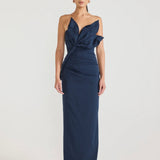 TOJHA (navy blue) Zimran strapless maxi