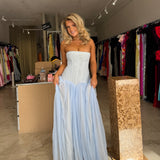 MAGIC MUSE (blue) tule gown