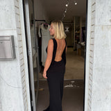 EFFIE KATS (black) Valora backless maxi