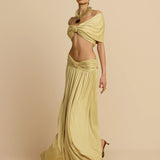 ARCINA ORI (gold) Alessia top/skirt set