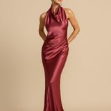 ARCINA (Rose) Gaia High Neck Maxi