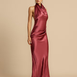ARCINA (Rose) Gaia High Neck Maxi