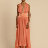 ARCINA ORI (tangerine/orange) Serena halter neck