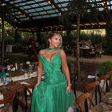 OXA COUTURE (green) Aurelia gown