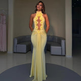 OXA COUTURE (yellow) Limoncello Gathered Gown