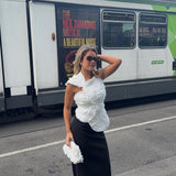 ACLER (black/white) Balderstone skirt and Trusley top set
