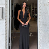 MIM AND BELL (black) Yvette backless maxi