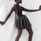 ELIYA THE LABEL (black/white) Bethani flower mini