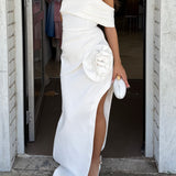 ELLIATT (white) Bethany off shoulder maxi