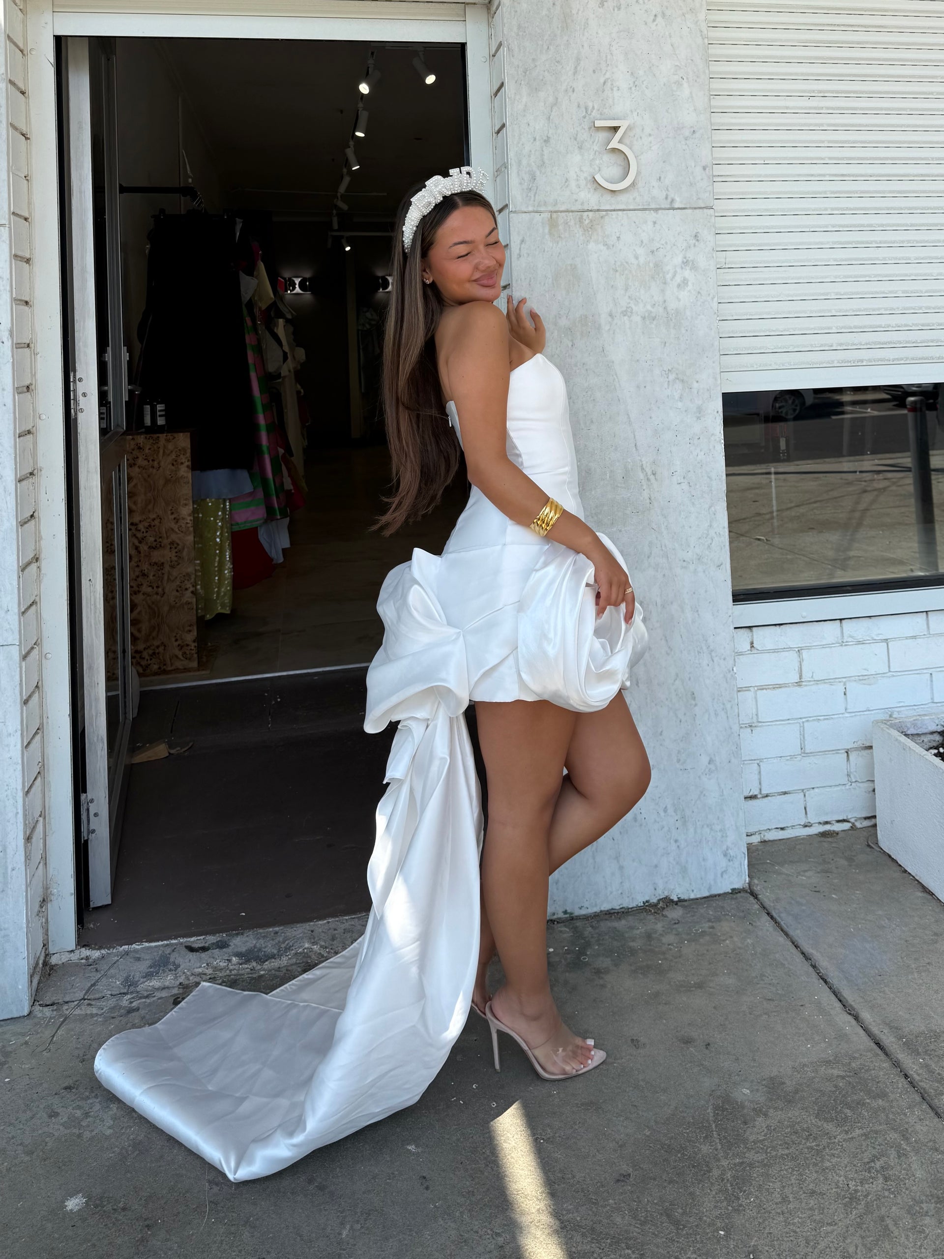 ELIYA THE LABEL (white) Chloe corset mini