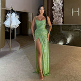 HANA OFFICIAL (green) Draped Dreams Gown