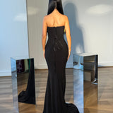 ALBINA DYLA (black/gold) Cleopatra Embellished Gown