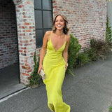 MANNING CARTELL (lime) Time to Shine silk slip gown