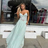 HANSEN AND GRETEL (aqua blue) Stephanie maxi