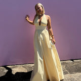 HANSEN AND GRETEL (butter yellow) Evalina Taffeta gown
