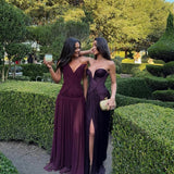 OXA COUTURE (wine red) Aurelia gown