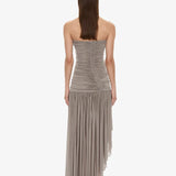 CHRISTOPHER ESBER (grey) Arced Orion Strapless Midi