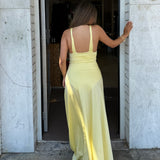 MAYGEL CORONAL (yellow) halter maxi