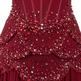 ORELTH (ruby red) Azura Gown